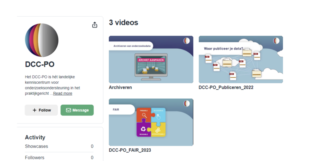 Nieuw videokanaal DCC-PO